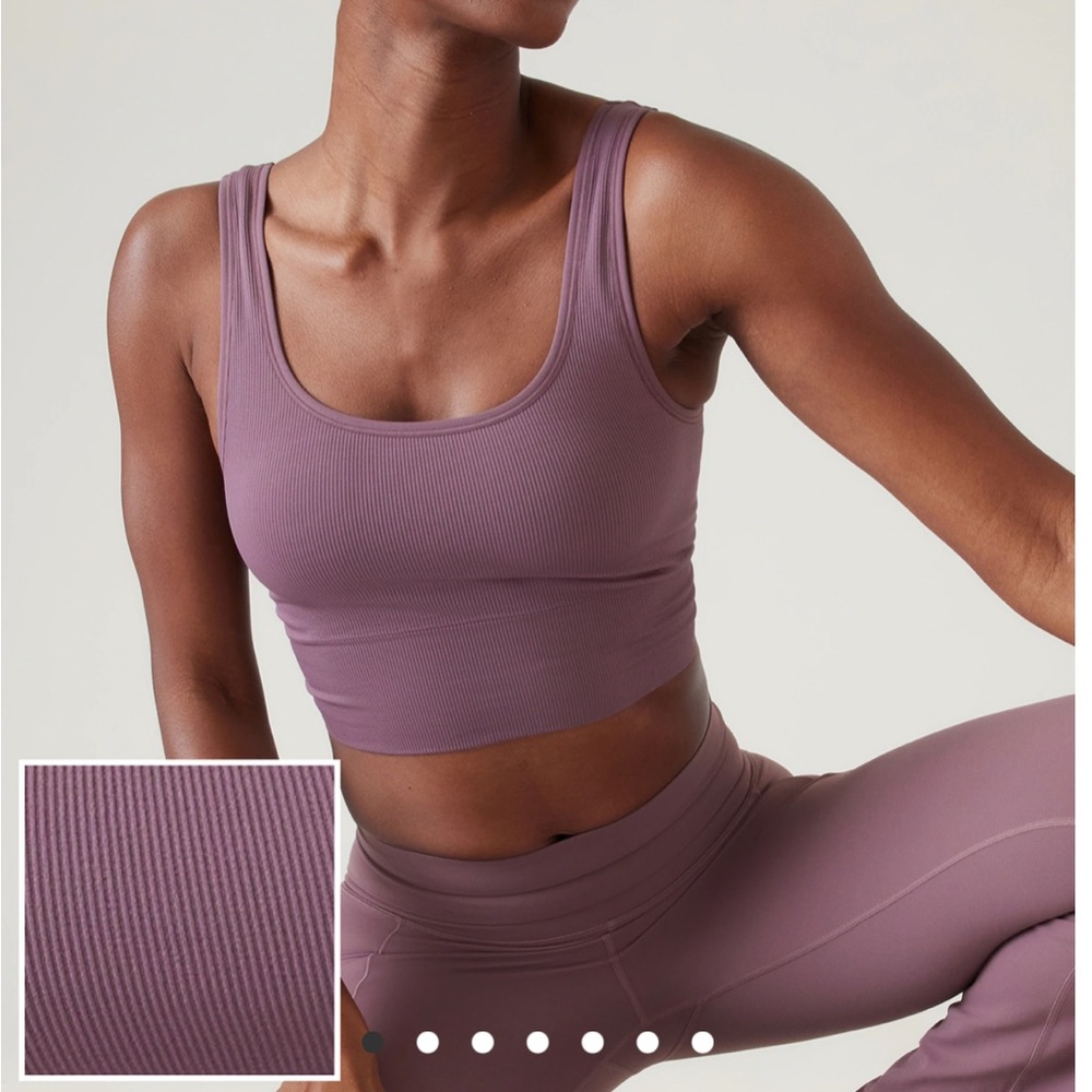 Athleta Aurora Crop Tank in Mauve